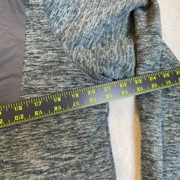 Eddie Bauer Men's First Ascent Full Zip Jacket Medium Heather Gray With Yellow A - Picture 4 of 10